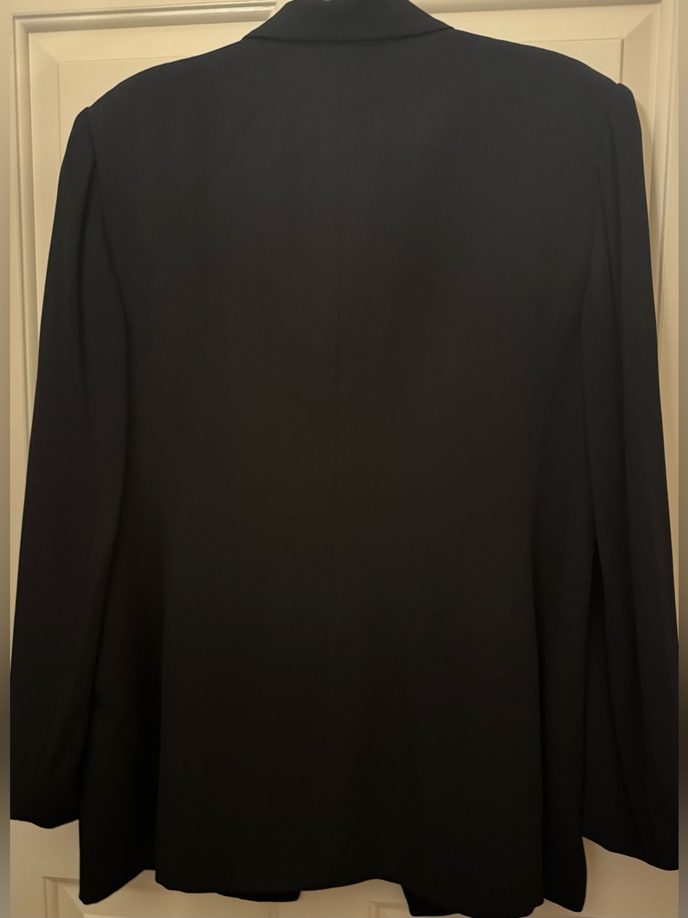 Valerie Stevens Jacket Blazer Black Single-Button Tailored Blazer Size -12 - Picture 4 of 12